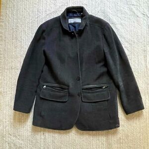 Marc New York by Andrew Marc Jacket Coat Wool Blend Grey